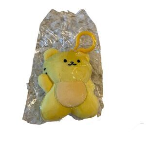 Cute Korean Animal Design Stuffed Bag/Luggage Charm. Yellow. OS. Kidcore. Gifts.
